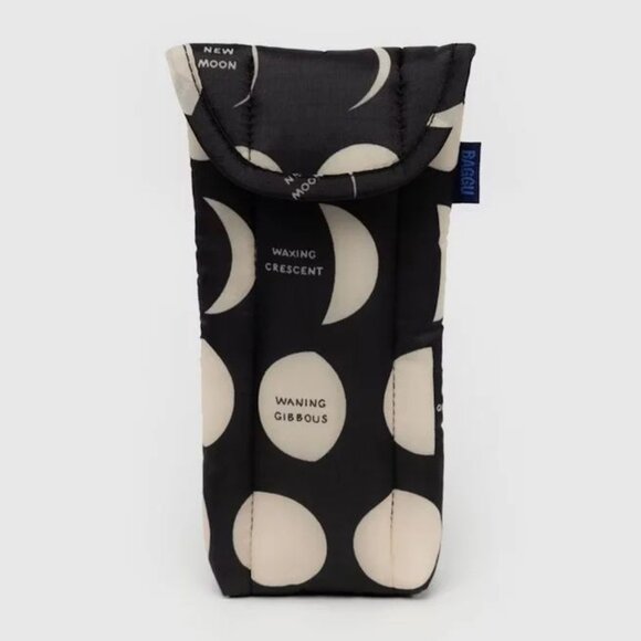 NWT Baggu Puffy Glasses Sleeve - Moon - Picture 1 of 3